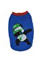 Pawstar Navy Blue Dark Blue Panda Cat-Dog T-Shirt - 2