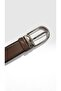 Clip-On Cognac Leather Belt Classic - Men's 100% Genuine Leather Belt - 2