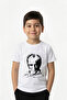Ataturk Silhouette Printed 100% Cotton Premium Tshirt with Crew Neck for Kids