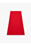 Regular Fit Basic Asymmetrical Cut Skirt - 4