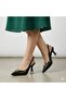 (Meral) Women's Closed-Toe Heeled Shoes Black - 7