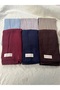 Women's Hijab Plain Cotton Crash Shawl Set of 6 - 3