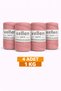 1kg, Pack of 4, Premium 3-Ply Cotton Macrame Rope, Braided Rope, Macrame Rope, Bag, Wall Decoration Rope
