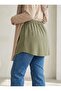 Hijab Quality Crepe Savior Lengthening Skirt Undergarment under Sweater Front Y Slit Half Shirt - 2