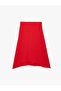 Regular Fit Basic Asymmetrical Cut Skirt - 3