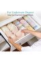 Vtopmart 8 Pack Drawer Dividers for Clothes, 4" High 10.2"-16.5" Adjustable Expandable Dresser - 4