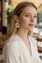 Lyra Women's Earrings Modern Form Gold Stylish Women's Earrings