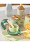 14-Piece Wooden Vintage Tea and Presentation Set - 7