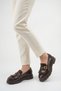 Women's Loafer Moccasin Casual Tassel Detailed Daily Shoes Tonyas Brown - 3