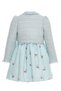 Girl's Evening Dress Floral Patterned Dress and Tweed Jacket Set - Holiday, Birthday, Party, Wedding, Graduation (3, 4, 5, 6, 7 Years) 36289Pr - 5