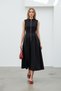Women's Cotton Poplin Zipper Detailed Midi Dress