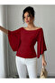 Women's Wide-Sleeve Detailed Blouse - 3