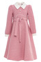 Pearl Buttons Elegant Tweed Girls Graduation Evening Dress 8-9-10-11-12-13-14-15 Years Old 36446Pr - 2