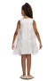 Ecru Girls Petal Layered Dress with Removable Collar 3-7 Years 36134Pr - 8