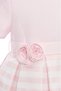 Girls' Striped Evening Dress Party Gown with Matching Bag, Luxurious Birthday Premium Wedding - 3
