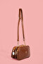 Women's Cross Strap Leather Bag with 4 Compartments, Multi-Compartment Scholarship Zippered Daily Shoulder Bag - 3
