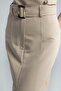 Jessi Slit Skirt - Camel - 8