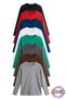 Long Sleeve Kids T-Shirt Set - Set of 8 - Cotton Crew Neck Long Sleeve Combed Cotton Kids T-Shirt Set