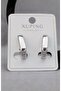 Xuping Special Series Silver Women's Non-Tarnish U Model Anti Allergic Earrings 12mm Height