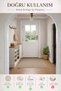 Montera Sisal Brown Entrance Mat Inside Door Entrance Carpet Front Door -7009 - 4