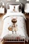 Cheerful Spring Harvest Patterned Single Baby Kids Bedding Set - 2