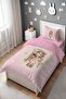 Pink Spring Baby Patterned Single Baby Kids Bedding Set - 3