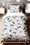 Virtual Game World Patterned Single Baby Kids Bedding Set - 2