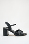 Platform Thick Heeled Bridal Shoes with Ankle Buckle Stylish Evening Dress Wedding Sandals with Buckle Platform - 5