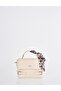 Scarf Detailed Bag Cream