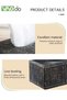 Leather Tissue Holder Vintage Pattern Tissue Storage Box 12*24*9.5CM - 6