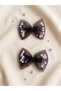 Pearl Sequin Bow Tulle Girls' Hair Clip 2-Piece Clip Hairpin Set