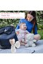 Hands-Free Electric Breast Pump With Baby Changing Mats - Blue - 7