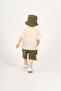 Baby Boy Summer 2-Piece Muslin Set with Hat as a Gift - 4
