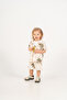 Baby Boy Summer Palm Patterned Muslin Shirt Shorts 3-Piece Set - 6