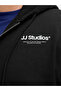 Hooded Large Size Black Men's Sweatshirt 12279517 - 6