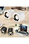 سماعات كمبيوتر، سماعات USB بقوة 6 واط، سماعات مراقبة للكمبيوتر المكتبي/الكمبيوتر الشخصي - 2
