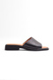 İst T-100 Genuine Leather Flat Sole Slippers - 2