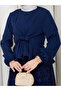 Women's Flock Patterned Tulle Skirt Set with Lining and Lace - 4
