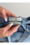 New Season Denim Jean Large Quality Shoulder Bag with Front Pocket. Length 38 Cm/ Width 52 cm - 6