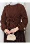 Women's Flock Patterned Tulle Skirt Set with Lining and Lace - 4