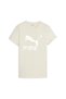 Classics Shiny Logo Women's Casual Style T-Shirt - Small Beige Alpine Snow