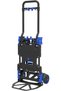 2-in-1 Convertible Hand Truck, Foldable Aluminum Dolly Cart, Quick Open & Close, Capacity 70kg/137kg
