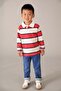 Boy's 3-9 Years Elastic Waist Jogger Denim Trousers Navy Blue - 2