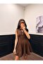 Women's Flounce Bow Detailed Mini Dress - 6