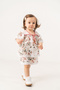 Baby Girl Summer Floral Patterned Muslin Set - 2