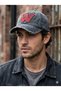 Jewel Shine Model Distressed Washed Baseball Cap, Vintage Worn Look - 2