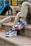 Kids Orthopedic Sole Special Lacing Mechanism Hero Sneaker Sports Shoes Navy Blue