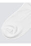 White Women's Plain Booties Socks 10 Pcs - 2