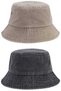 Unisex Vintage 100% Cotton Bucket Hat Set of 2 - 7