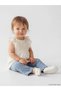 Lcw Baby Beige Ruffle Detailed Floral Baby Girl Tank Top and Leggings - 2